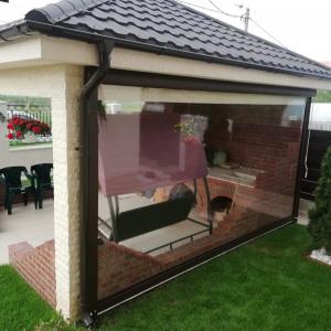 Rulouri transparente pentru terase (casetate)