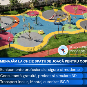 Amenajare ”la cheie” locuri de joaca pentru copii