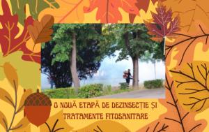 O nouă etapă de dezinsecție și tratamente fitosanitare