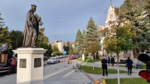 Regina Maria are, de astăzi, o statuie în Centrul Istoric al Devei!