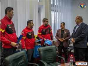 Salvamontiști argeșeni premiați de conducerea CJ Argeș