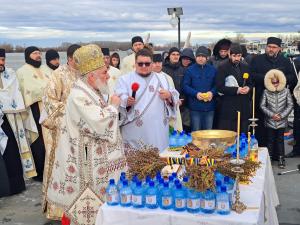 Boboteaza pe faleza municipiului Tulcea