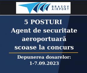 Noi angajări la Aeroportul Internaţional Braşov-Ghimbav!