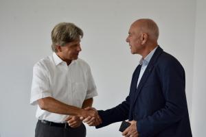 Oficialii Lufthansa au vizitat în premieră Aeroportul Internaţional Braşov!