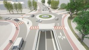 Un pasaj subteran în intersecția T. Vladimirescu – Oneștilor va  facilita ieșirea din oraș spre autostradă