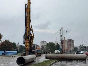 De azi, intră în lucru a patra foreză la pasajele subterane din  Piaţa Gojdu