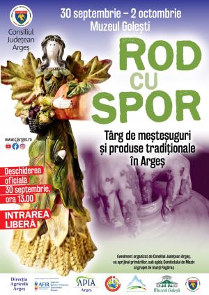 TÂRGUL DE MEȘTEȘUGURI ȘI PRODUSE TRADIȚIONALE - ROD CU SPOR