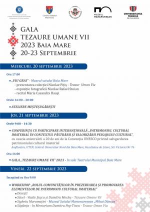 Gala „Tezaure Umane Vii” - un eveniment de celebrare a patrimoniului  cultural maramureșean