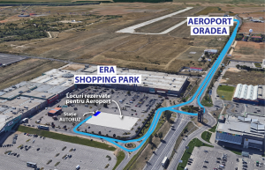 Locuri de parcare la ERA pentru pasagerii de la Aeroportul Oradea
