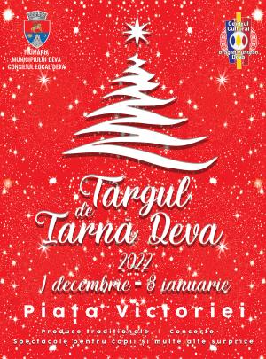 Târgul de iarnă de la Deva se deschide joi, 1 Decembrie 2022!