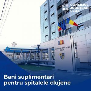 Comunicat de presă | Bani suplimentari pentru spitalele clujene