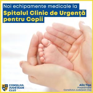 Noi investiții finalizate la Spitalul de Copii din Cluj