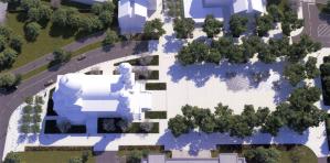 Centrul de cartier Cazaban prinde contur – 85% stadiu de realizare