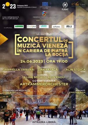 CONCERTUL DE MUZICA VIENEZA IN CARIERA DE PIATRA LA BOCSA