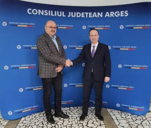 Președintele Consiliului Județean Argeș, Ion Mînzînă, a primit vizita Ministrului Finanțelor