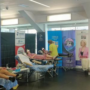 Peste 220 de persoane au donat sânge, la Cluj, cu prilejul campaniei naționale de donare „Avem același sânge”
