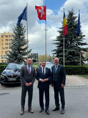 Excelenţa Sa Massimo Baggi, Ambasadorul Confederaţiei Elveţiene în România, efectuează în aceste zile prima vizită oficială în municipiul şi judeţul Braşov
