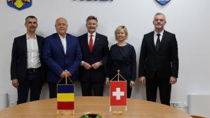 E.S. Massimo Baggi, ambasadorul Elveției în România, în vizită oficială în județul Tulcea