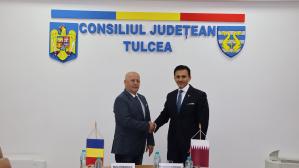 Ambasadorul Statului Qatar, în județul Tulcea