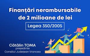 Finanțări nerambursabile de la Consiliul Județean Vrancea pentru ONG-uri: 15  proiecte admise la finanțare în urma evaluării