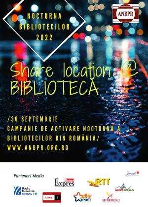 Program complet - Nocturna bibliotecilor va avea loc vineri, 30 septembrie 2022