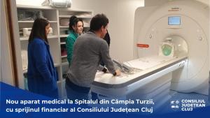 Nou aparat medical la Spitalul din Câmpia Turzii, cu sprijinul financiar al Consiliului Județean Cluj