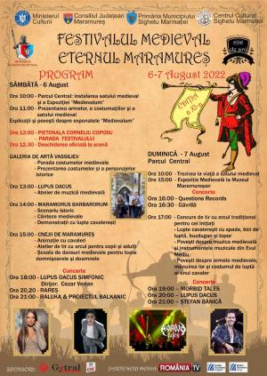 Pe 6 și 7 august va avea loc Festivalul Medieval Eternul Maramureș