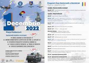 Vă așteptăm cu drag pe 1 decembrie la Târgu Jiu, să sărbătorim împreună Ziua Națională a României!