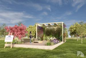 Au început amenajările la West Side Flower Fest!