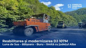Lucrările de modernizare a DJ 107M avansează rapid