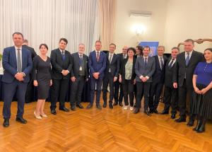 Președintele Cătălin Toma a participat la celebrarea a 30 de ani de la înființarea Uniunii Naționale a Consiliilor Județene din România, la Strasbourg