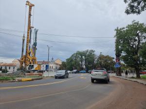 Breteaua de deviere a traficului pe direcția Averescu - Magheru a  fost lărgită