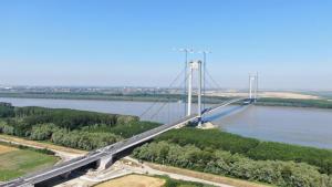 Podul peste Dunăre Tulcea - Brăila se deschide circulației pe 6 iulie