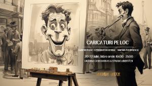 Casa Darvas la Roche și str. Libertății: Caricaturi pe loc