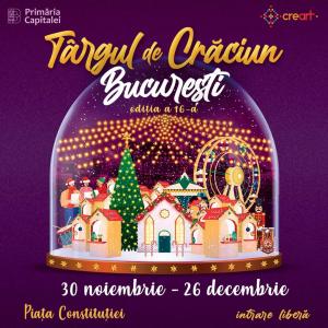 Târgul de Crăciun din Piața Constituției își deschide porțile în 16 zile