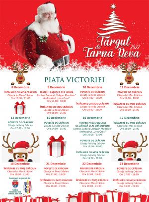 La Târgul de Iarnă de la Deva, copiii sunt așteptați la întâlnirea cu  Moș Crăciun!
