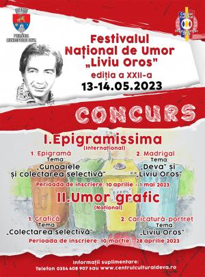 Încep înscrierile la Festivalul Național de Umor „Liviu Oros”