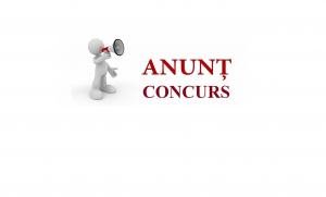 Anunț - Concurs de recrutare în data de 16.08.2022