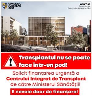 Apel public al Președintelui Consiliului Județean Cluj adresat Ministerului Sănătății
