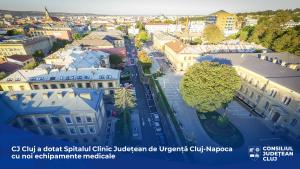 Consiliul Județean a dotat Spitalul Clinic Județean de Urgență Cluj-Napoca cu noi echipamente medicale
