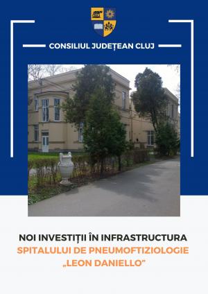 Noi investiții în infrastructura Spitalului de Pneumoftiziologie „Leon Daniello”