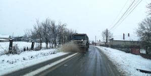 Acțiuni de deszăpezire și de prevenire a poleiului desfășurate pe drumurile județene
