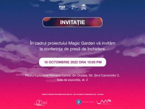 Invitație în cadrul proiectului Magic Garden