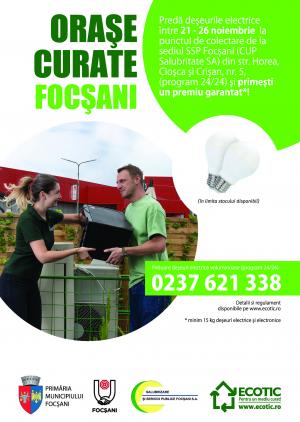 Primarul Misăilă invită cetățenii să se implice în campania  ”Focșani-Oraș Curat!”