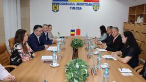 Delegație reprezentativă a Municipalității din Suzhou, în vizită de lucru la Tulcea