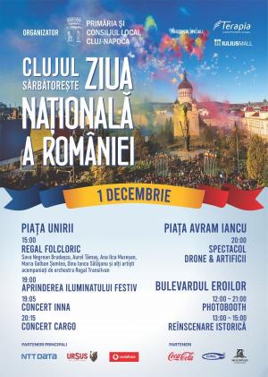 Clujul sărbătorește Ziua Națională a României. Programul zilei de 1 Decembrie 2022