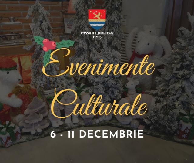 O nouă săptămână culturală în organizarea instituțiilor CJ Timiș