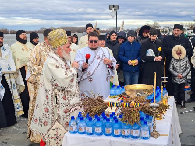 Boboteaza pe faleza municipiului Tulcea