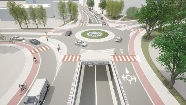 Un pasaj subteran în intersecția T. Vladimirescu – Oneștilor va  facilita ieșirea din oraș spre autostradă