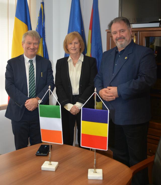 Ambasadorul Irlandei în România, o nouă vizită la Consiliul Județean Cluj